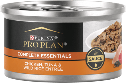 Purina Pro Plan Pro Plan Complete Essentials Chicken, Tuna & Wild Rice Entrée In Sauce